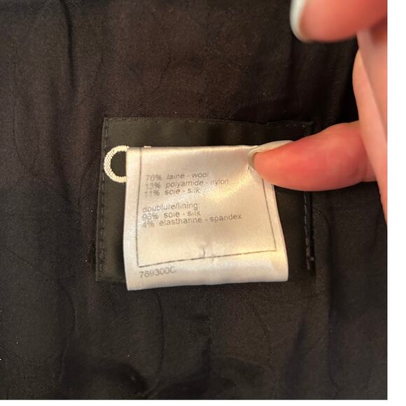 Chanel Black Tweed Jacket Blazer Tulip Skirt Suit FR 46 44 US 10 12 14 07P - Picture 4 of 16